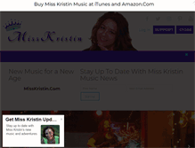 Tablet Screenshot of misskristin.com